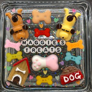 Personalized Candy Jars, Dog Treat Jars, Custom Cookie Jars, Candy Gifts, Housewarming Gift, wedding gift, Dog Rescue Gift, Dog Groomer Gift