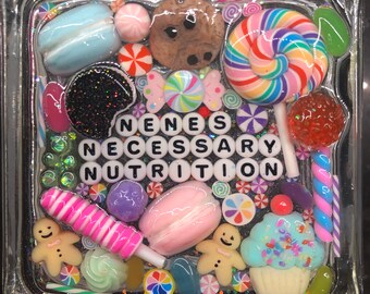 Personalized Candy & Sweets Jar, Sweet Tooth Jars, Custom Cookie Jars, Candy Gift, Treat Gifts, rescue candy, candy holder, candy jar lid