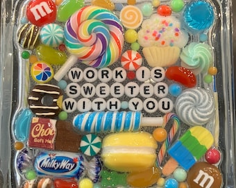 Custom Candy Jar: Unique Coworker Gift, Novelty Office Decor