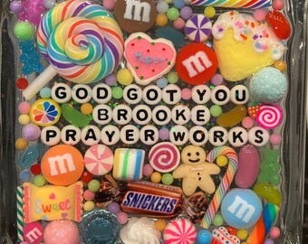 Personalized Candy Jar: Custom Treats, Prayer & Goal Jar