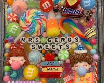 Personalized Candy Jars, Back to school Gift, Custom Jars, Candy Gifts, Treat Gifts, Teacher Gifts, teacher appreciation, custom teacher jar