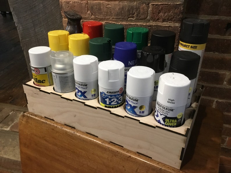 Lasercut Spray Paint Can holder DIGITAL FILE ONLY Etsy