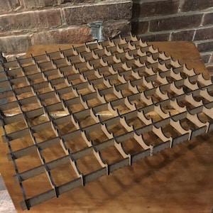 Spray Paint Drying Rack SVG – Laser Cut File for Draft Board Projects – Digital Download Only – Paint Booth Helper