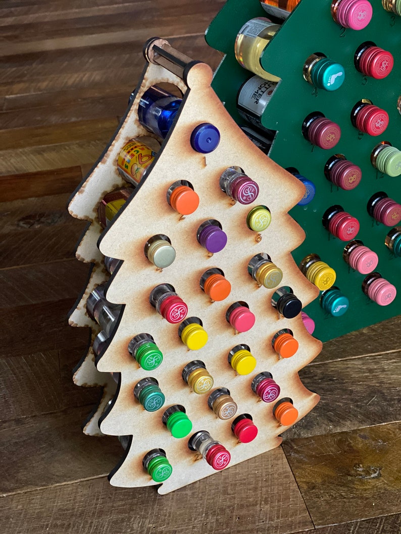 Wine Bottle Tree Advent Calendar Shot Glass Bottle Tree Etsy Canada
