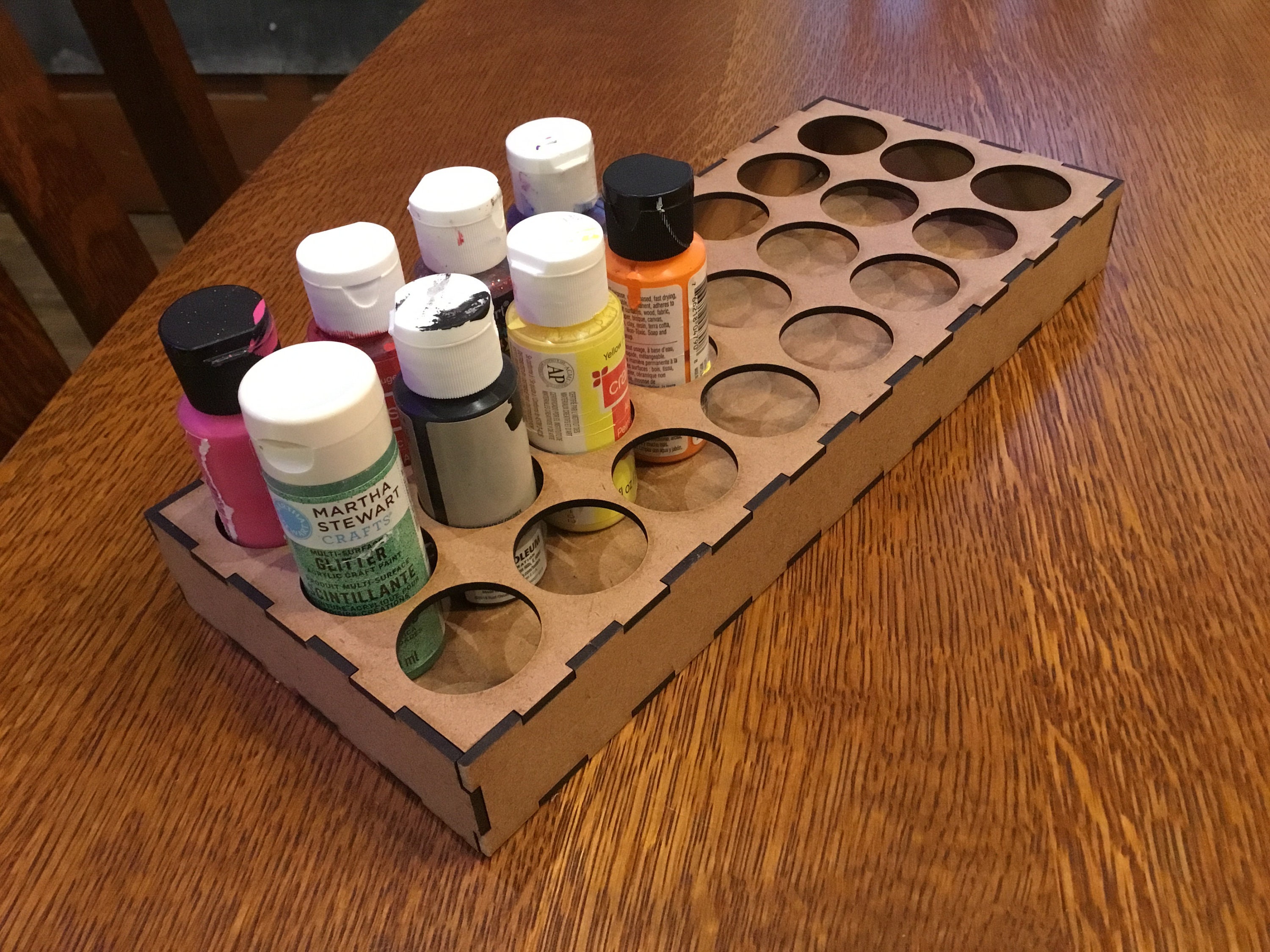 Mini Bottle Paint Holder Case Svg DIGITAL FILE ONLY Etsy Canada