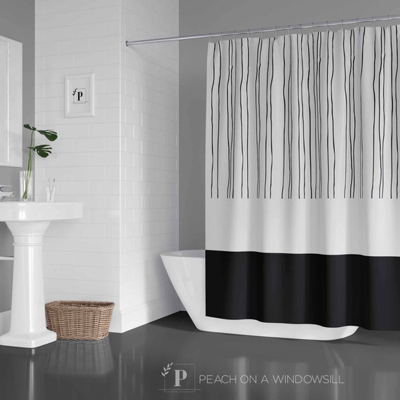 Mid Century Shower Curtain Abstract Pattern Design Bath Mid Century Shower Curtain Abstract, Mid Century Shower Curtain