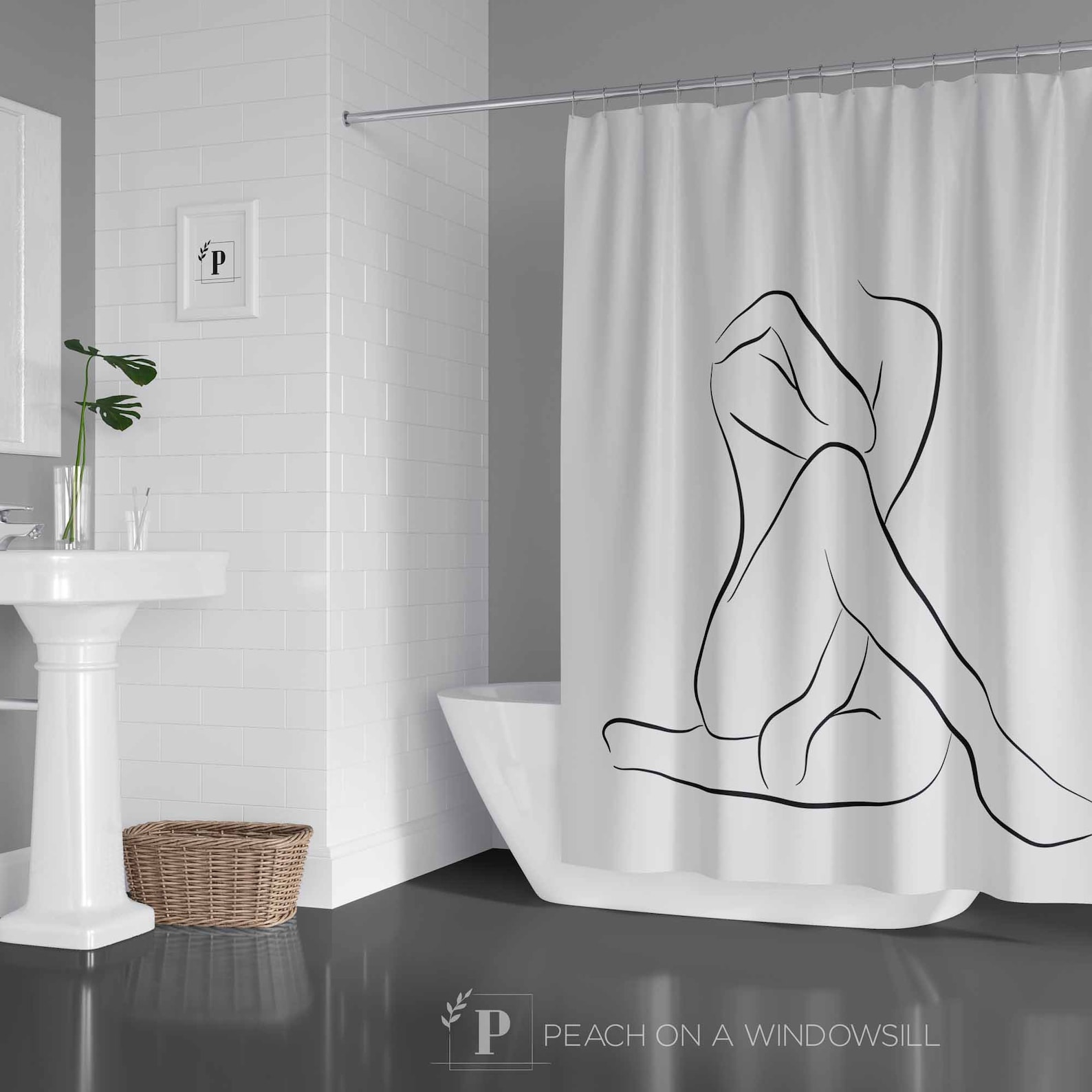 nude-woman-silhouette-shower-curtain-feminine-black-and-white-bath
