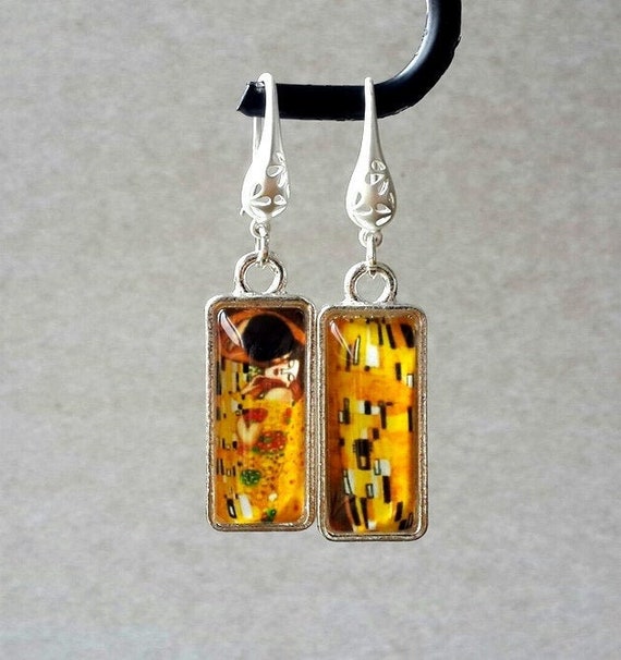 gustav klimt earrings