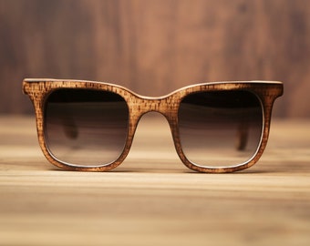 Handmade Wooden Sunglasses: Unisex Wood Frame Eyeglasses