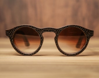 Handmade Wengai Wood Sunglasses: Unisex Optical Frames