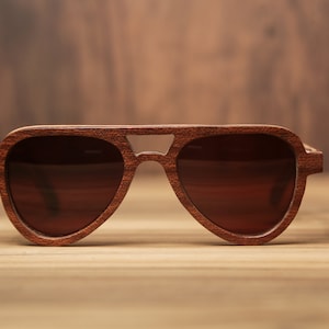 Gafas de sol de madera hechas a mano, gafas de madera, monturas graduadas de madera, gafas personalizadas, gafas grabadas en madera, madera auténtica, gafas de sol vintage