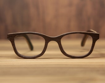 Handmade Wengai Wood Eyeglasses: Unisex Optical Frames