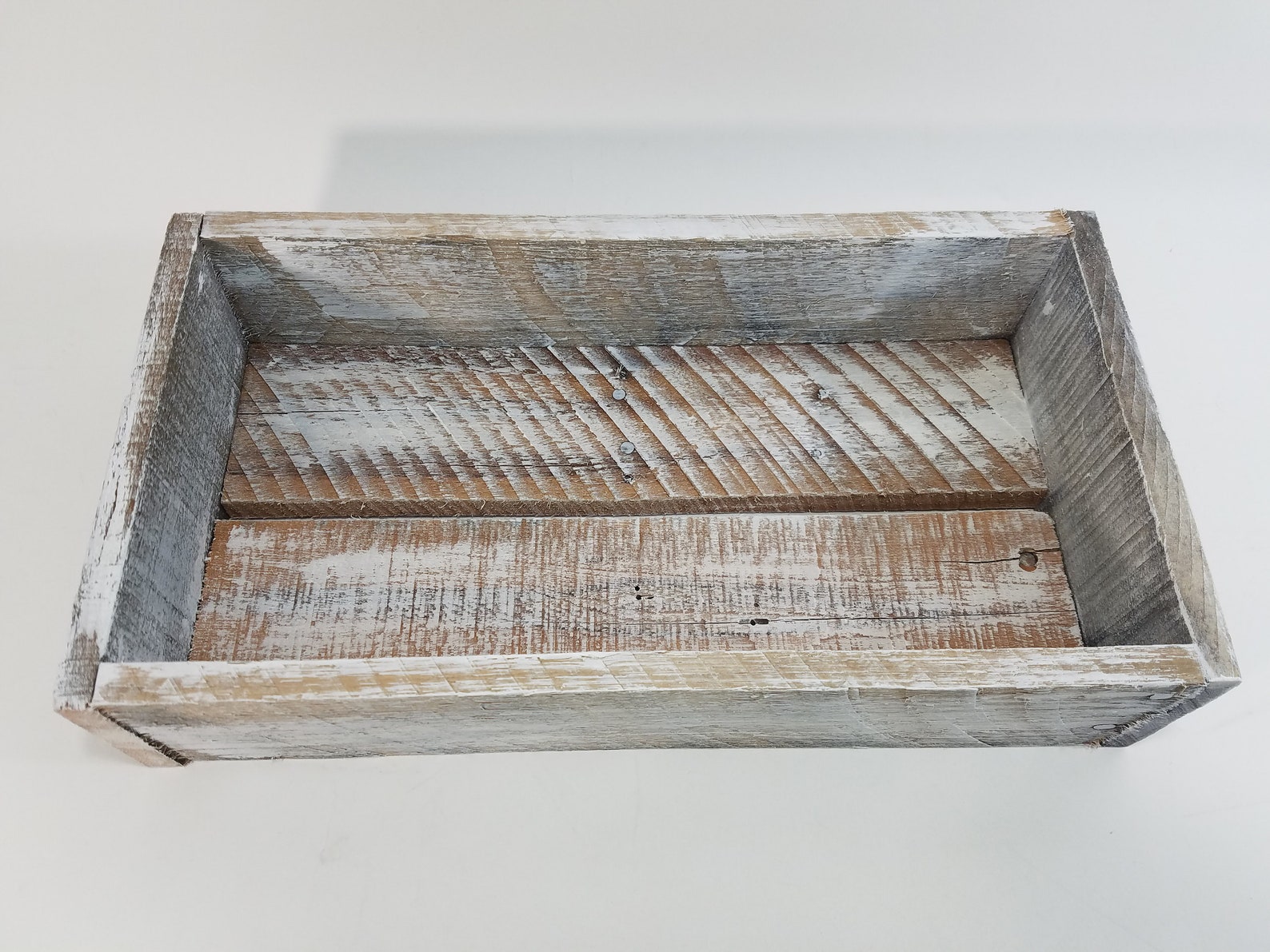 Verwittertes weißes rustikales Reclaimed Holz Vitrine | Etsy