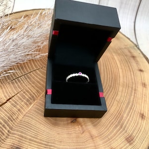 Engagement ring, ring, silver ring, silver, silver jewellery, goldsmith, handmade, ruby