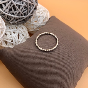 Ring, silver ring, silver, silver jewelry, goldsmith, handmade, cord wire, cord
