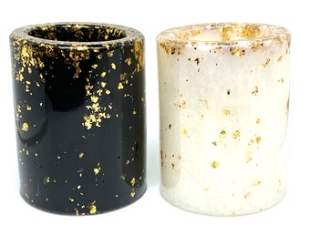 Gold accent shot glasses