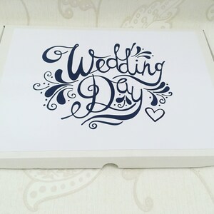 Wedding Day Chocolate Poem Box Gift for Husband/Wife image 2