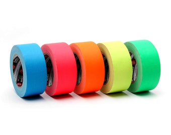 2 inch 30 yard - Professional Hula Hoop Grip Gaffer Tape - Pink/Blue/Green/Yellow/Orange - Japan DGTAPE Brand