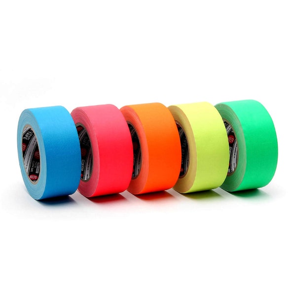 2 inch 30 yard - Professional Hula Hoop Grip Gaffer Tape - Pink/Blue/Green/Yellow/Orange - Japan DGTAPE Brand