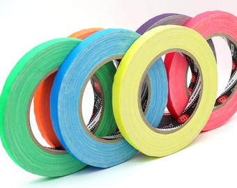 Fluorescerende Gaffer Pro-tape: 1/2 in x 30 yards, Japanse kwaliteit