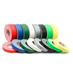 2inX60ya Gaffer Tape | Black Gaff White Gray Red Yellow Green Chroma key colored gaffer tape | uv stable Outdoor | by DGTAPE@PREMIUM MATT