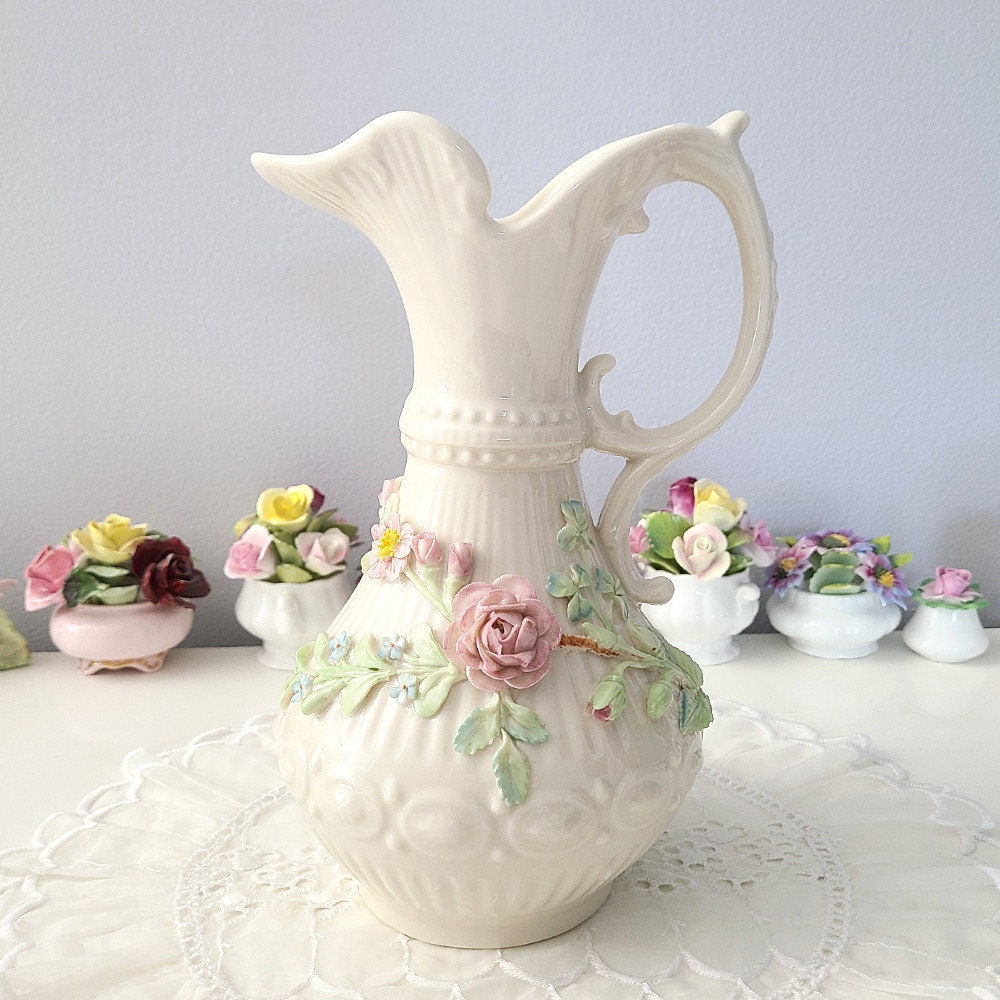 belleek ベリーク 花瓶①アイボリー Belleek Aberdeen - Etsy