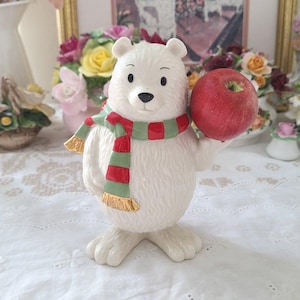 Lenox Holiday Bobbies bear figurine