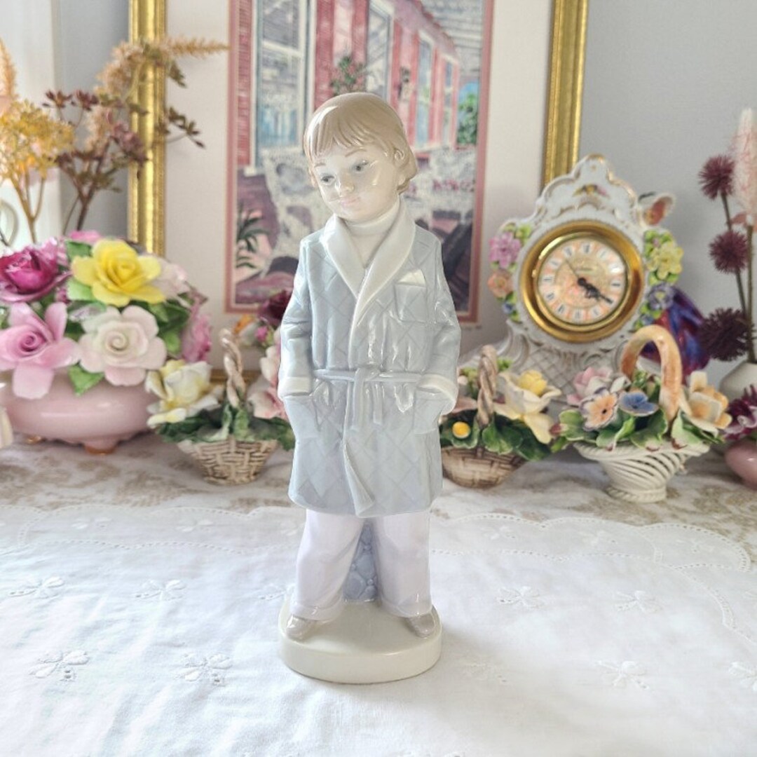 Lladro 4900 Boy in Robe Figurine Made in Spain Etsy