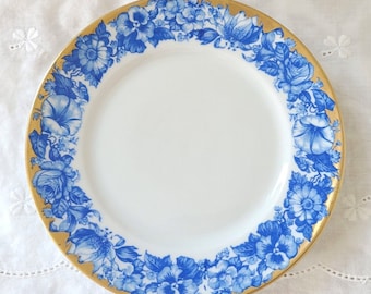 KPM Blue flower Plate 7.5" - Germany