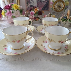 Royal Albert Minuet teacup and saucer set- England / Sold individually