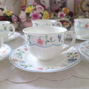 Villeroy & Boch Mariposa cup and saucer set -Germany (Sold individually)