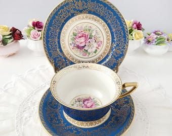Rosenthal Classic Rose Collection Coffee Cup, Blue and White
