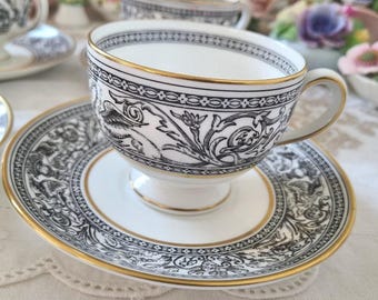 Vintage Wedgwood Blue Siam Bone China - Etsy