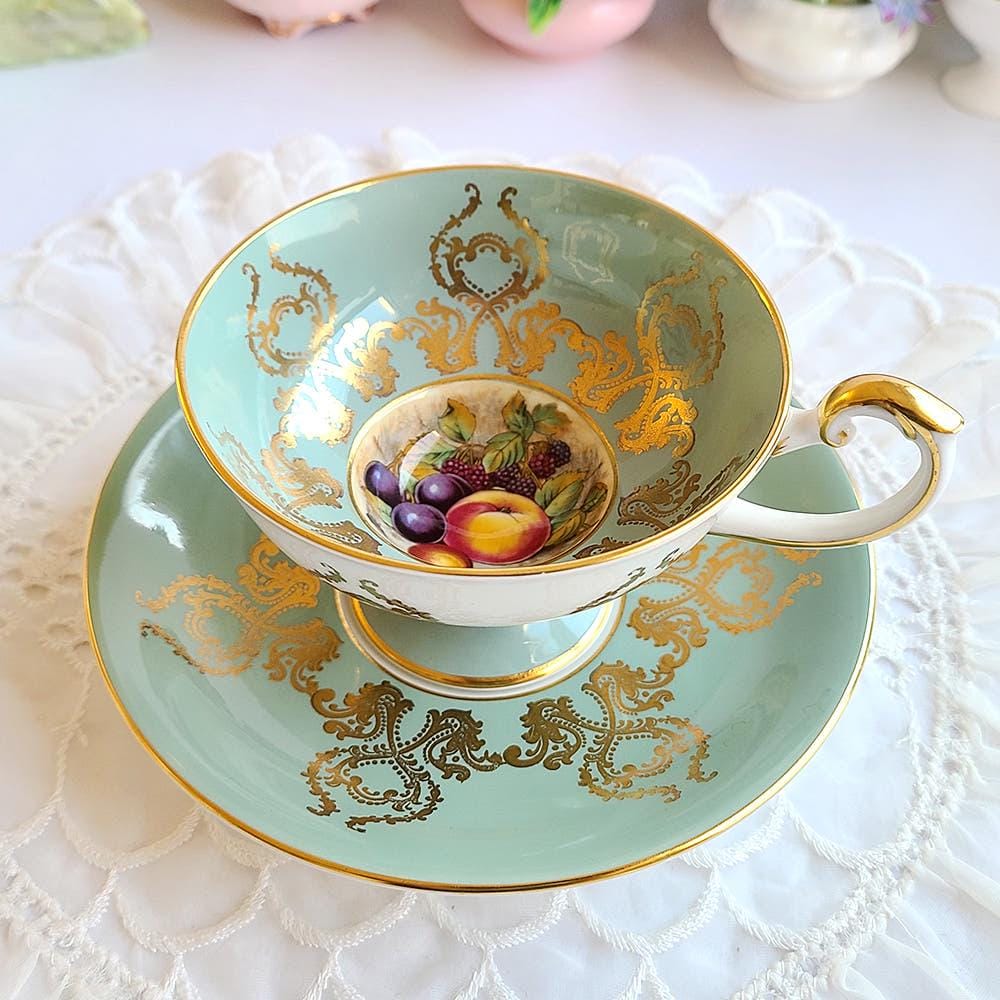 Aynsley Fruit Teacup - Etsy