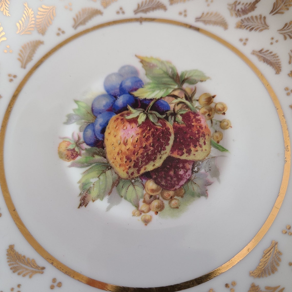 Tuscan China Fruit Pattern Teacup and Saucer Set Made in Etsy