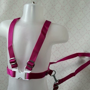 Baby Harness / Reins - Pink- Metal Clips
