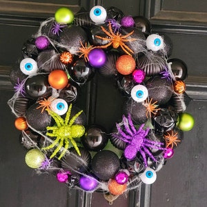 Halloween ornament spinnenkrans