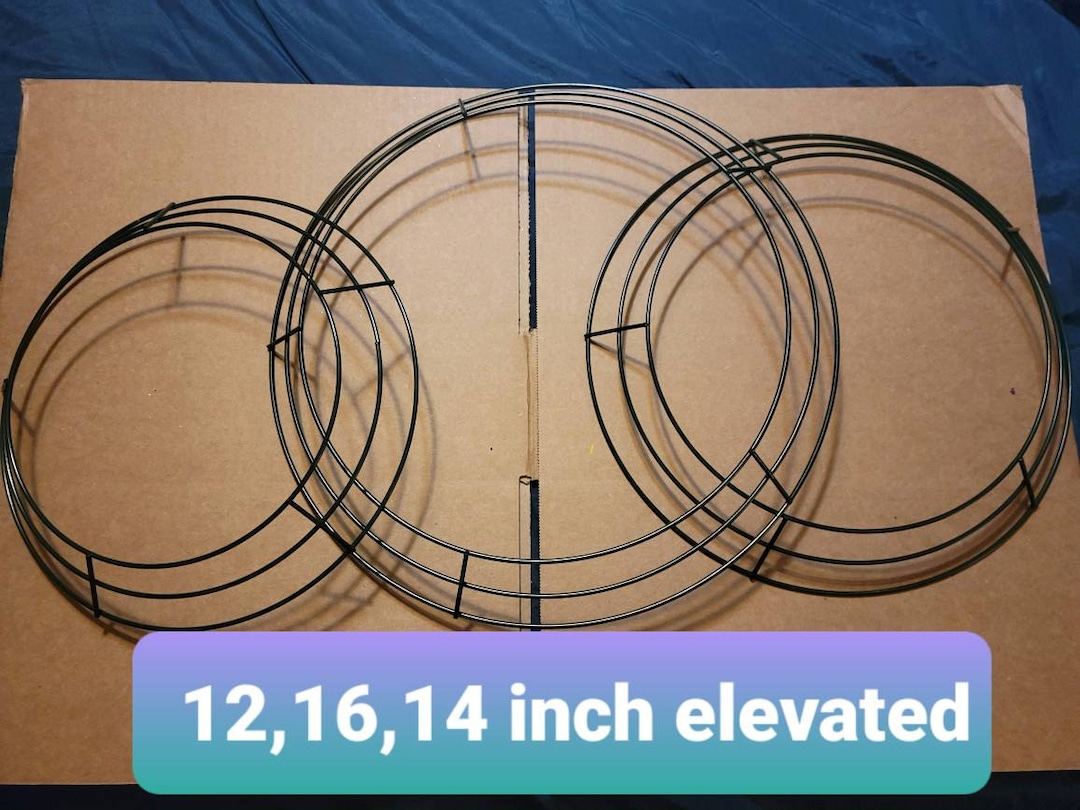 Wire Wreath Frames With Multiple Size Options Etsy