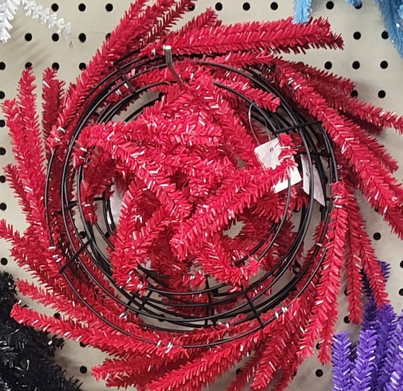 Deco Mesh Wreath Form, 10-20" Black Metal Frame