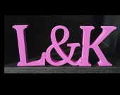 Free standing MDF letters (painted)