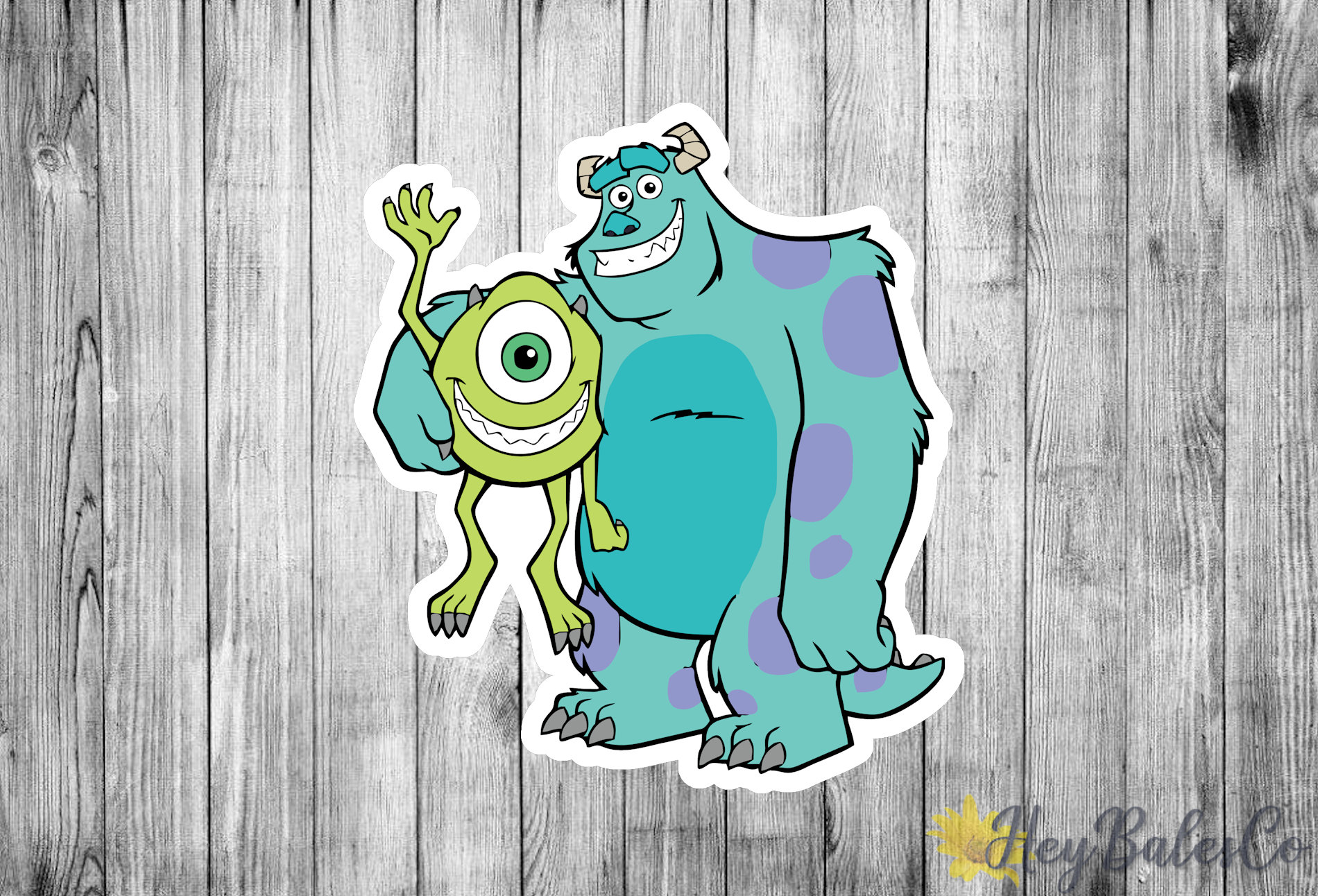 Disney's Monsters Inc. Inspired Die Cut Stickers / | Etsy