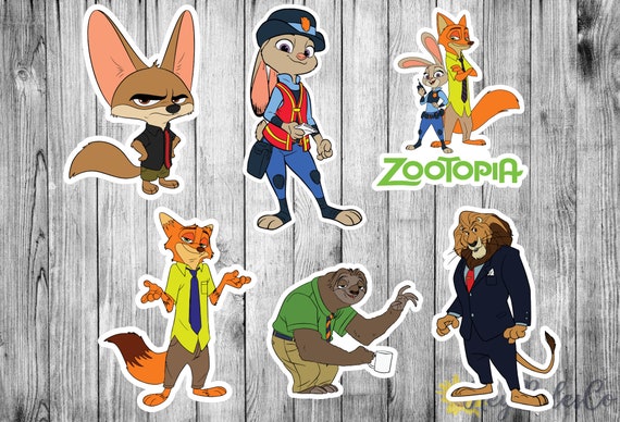 disney s zootopia inspired sticker pack planner etsy new zealand