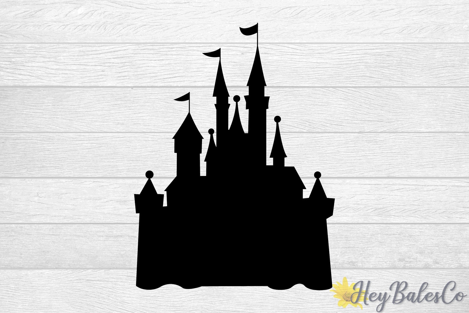 Disney's Cinderella Castle Silhouette Decal Disney World | Etsy