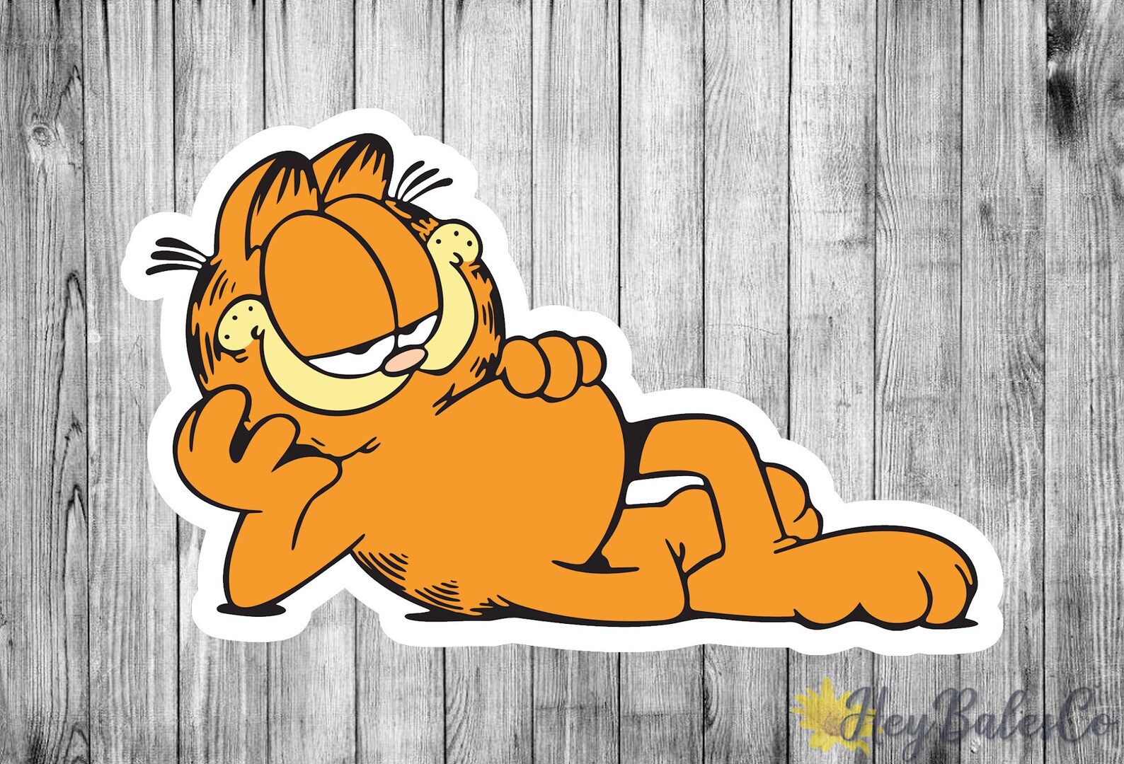 Garfield the Cat Die Cut Stickers / Planner Scrapbook Etsy