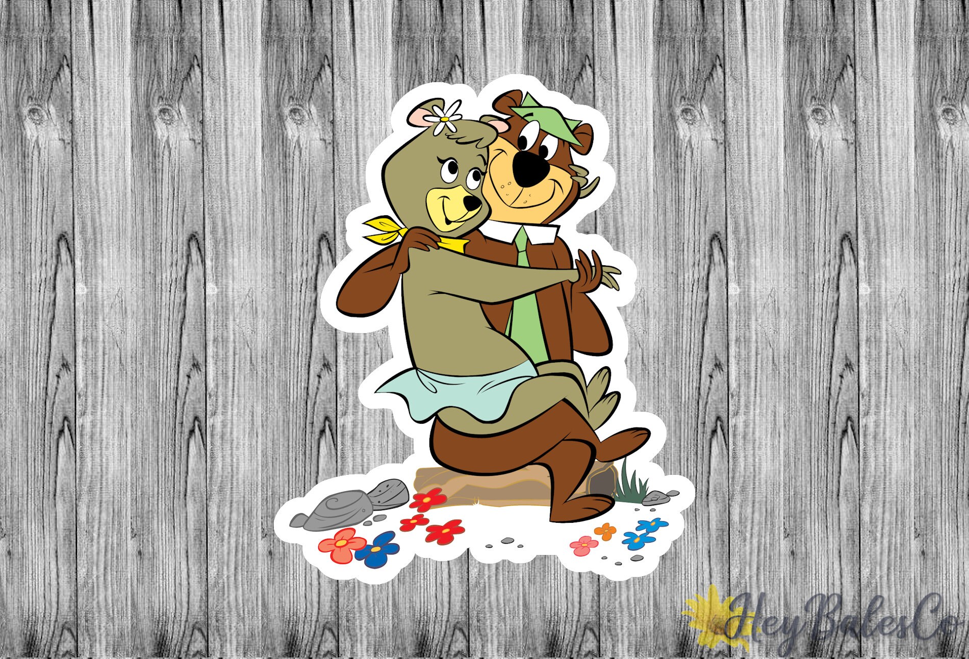 Yogi Bear and Friends Stickers / Planner Scrapbook Journal Etsy