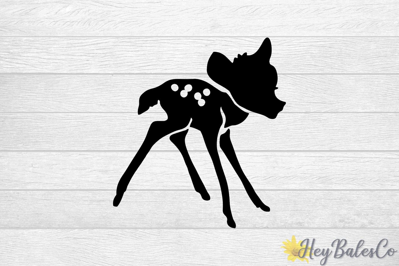 Bambi Silhouette Vinyl Aufkleber Bambi Vinyl Aufkleber | Etsy