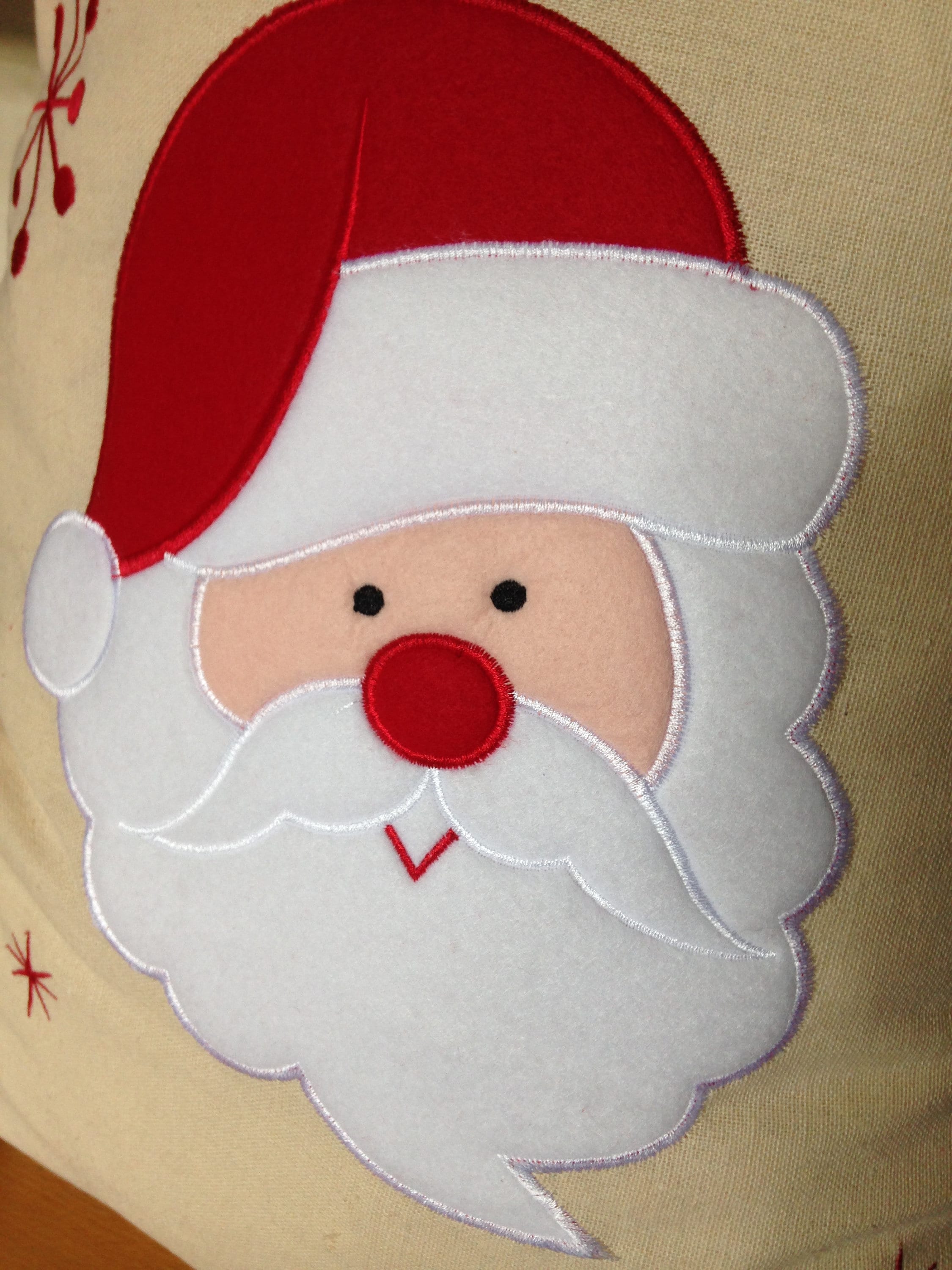 Large Embroidered Personalised Christmas Santa Snowman Sack xmas stocking 50 x 70 cms