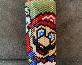 Custodia per accendino con perline di Mario