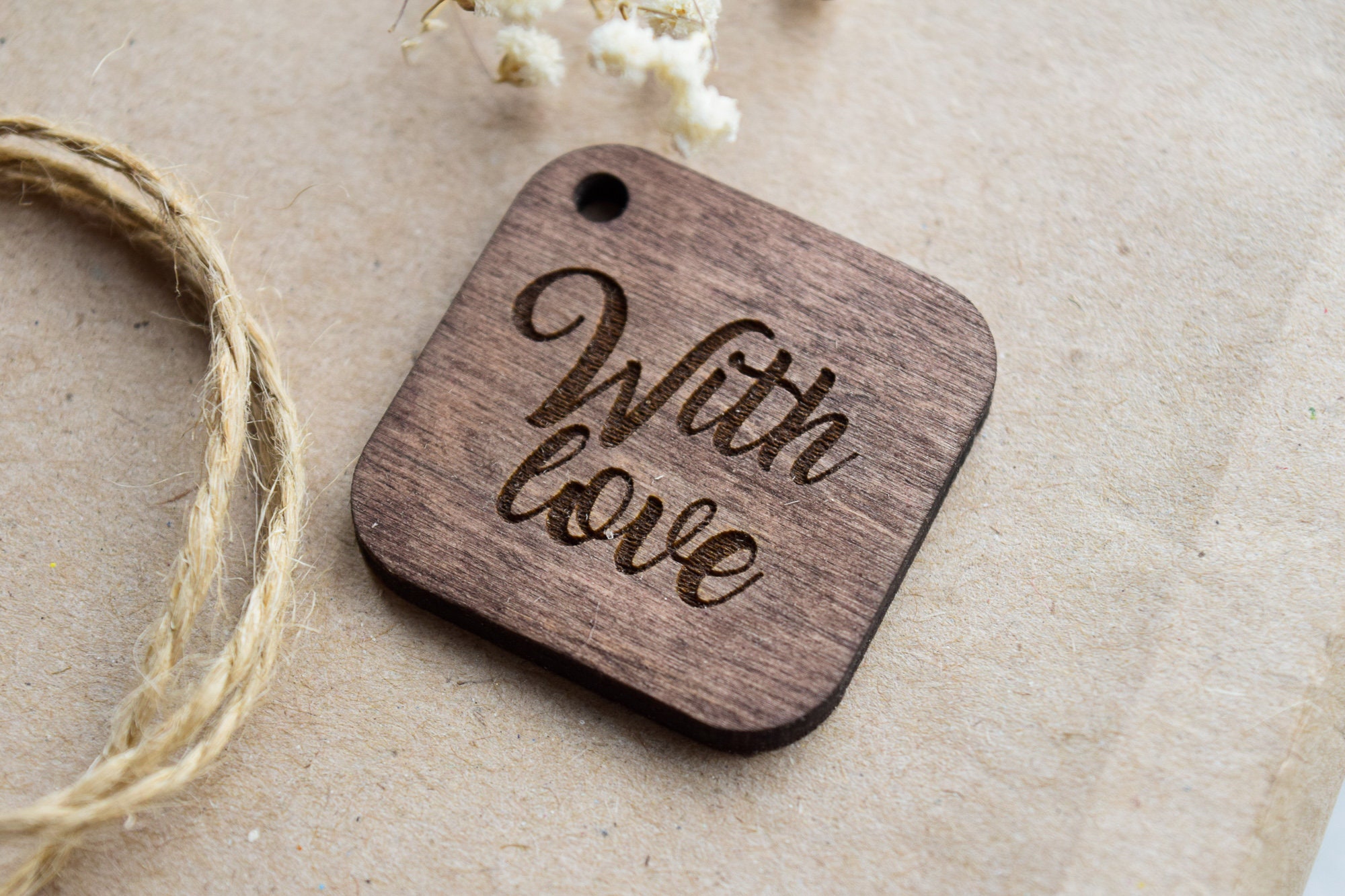 Etiquetas de madera hechas a mano etiquetas personalizadas Etsy