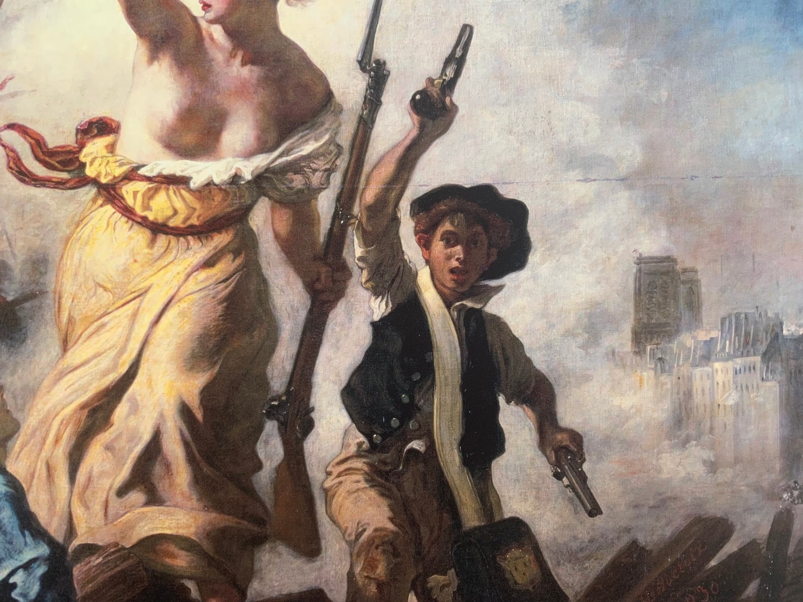 Liberty Leading the People A3 Historic Painting Print Poster Etsy